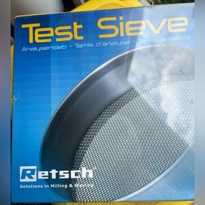 Retsch Test Sieve Germany 8 inch DIA X 2 inchISO 3310-1 80 micron Milling Mining